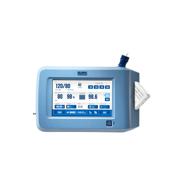 Medical device digital control interface with screen display
